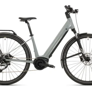 Superior eXR 6050 BLS Touring női elektromos cross kerékpár [18" (L), fényes szürke-króm ezüst] Expressz kézbesítés