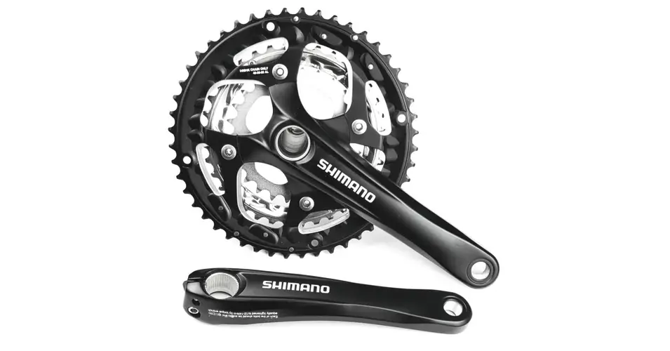 Shimano FC-T551 integrált tengelyes trekking hajtómű 26-36-48, 3x10s, 170 mm, fekete, OEM kiszerelés Kedvezmény