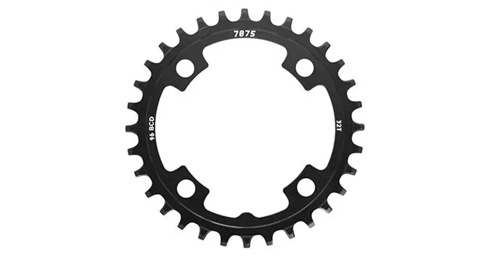 Különleges ajánlat Sunrace CRMX első lánckerék 34T, 4x96 mm (szimmetrikus), 1x10-12s, narrow-wide, alumínium, fekete