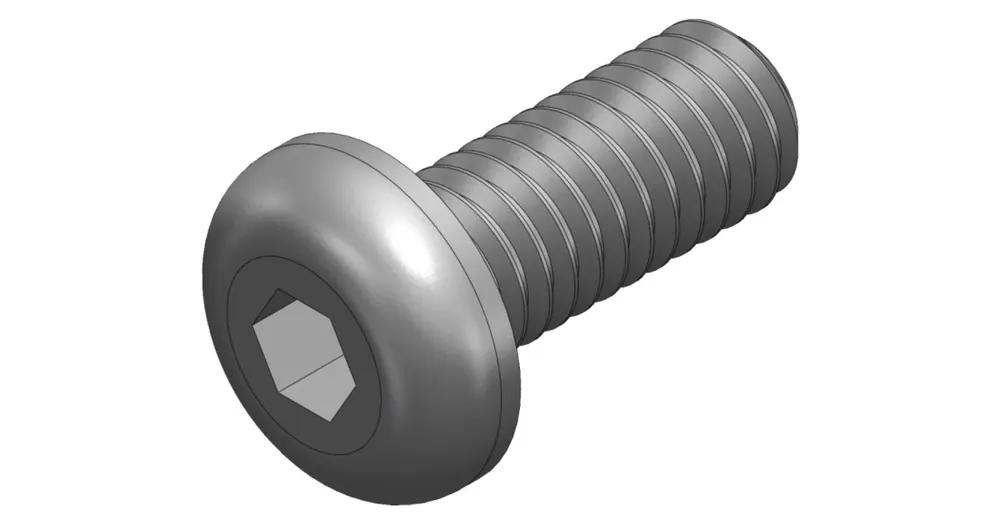 S_1183 - Screw_ISO 7380_M4x10 black Kedvezményes ár