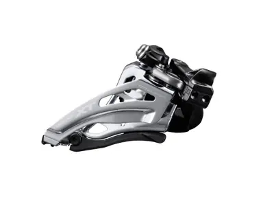 Azonnal elérhető Shimano XT FD-M8020 Dupla Side Swing Alsó Bilincses Első Váltó - fekete