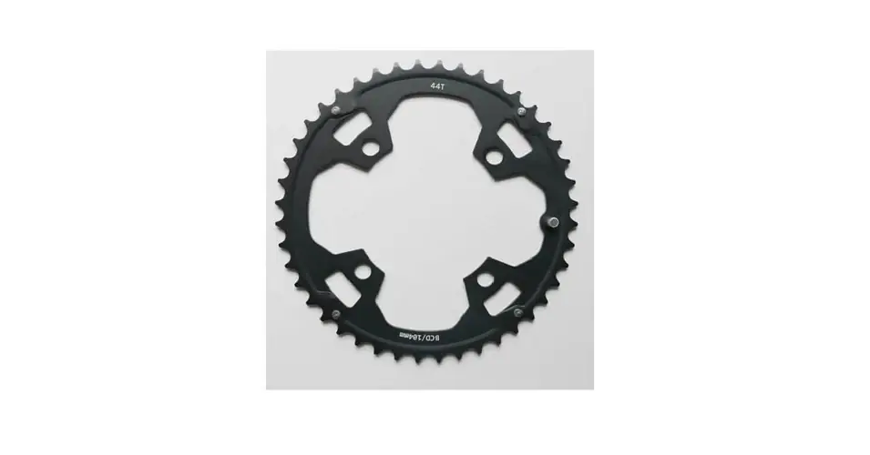 Végkiárusítás Spyral MTB első lánckerék, 44T, 104 mm, 9s, alu, fekete
