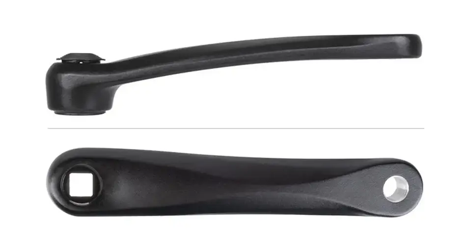 Neuzer négyszögtengelyes hajtókar, csak bal, 170 mm, alumínium, fekete Vásárlói kedvenc