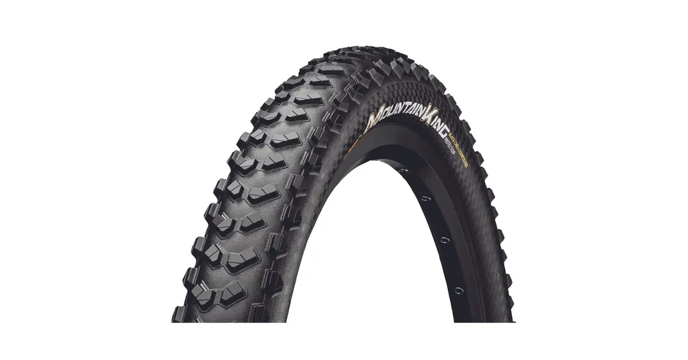 Nézd meg most Continental MTB kerékpáros külső gumi 58-559 Mountain King ProTection 26,0x2,3, tubeless ready, fekete/fekete Skin, hajtogathatós