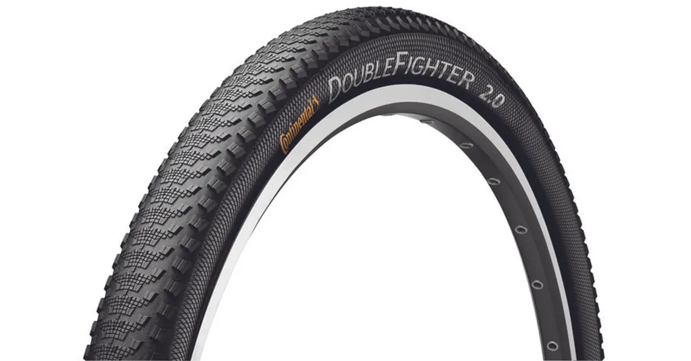 Continental MTB kerékpáros külső gumi 50-622 Double Fighter III 29x2,0 fekete/fekete, reflektoros Kedvezményes ár
