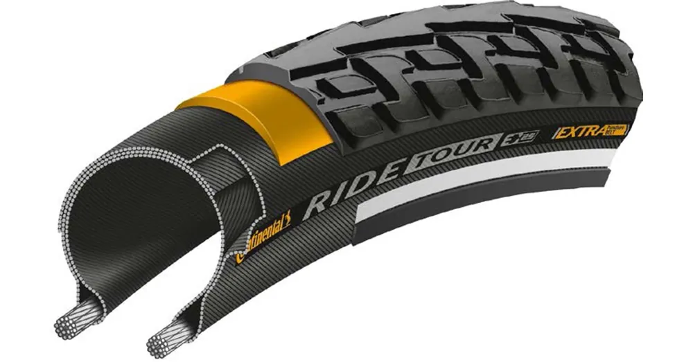 Continental kerékpáros külső gumi 47-622 RIDE Tour 28x1,75 fekete/fekete Szuper akció