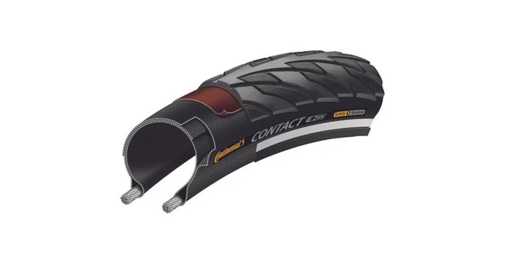 Continental kerékpáros külső gumi 42-622 Contact 28x1,6 fekete/fekete, reflektoros Csak ma