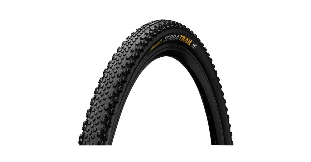 Bestseller Continental gravel-cyclocross kerékpáros külső gumi 35-622 Terra Trail ShieldWall 28x1,35, hookless felni kompatibilis, tubeless ready, fekete/fekete hajtogathatós Skin SL