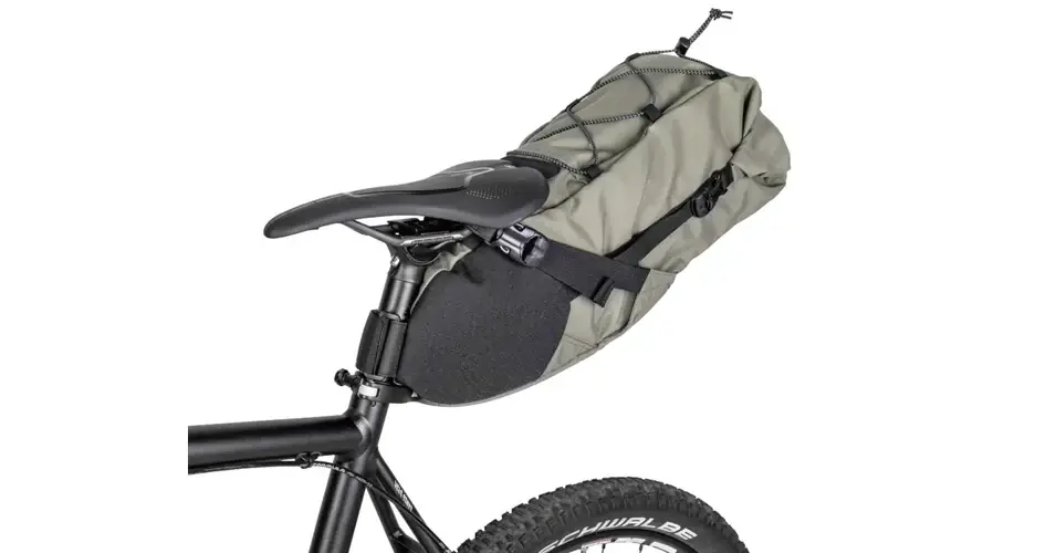 Topeak Backloader vízálló bikepacking nyeregtáska, 10L, tépőzáras, sötétzöld Utolsó esély