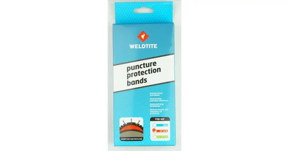 Expressz szállítás Weldtite Puncture Band 04008 defektvédő szalag (insert) 26-os kerékpárokhoz, 35 mm, párban, piros