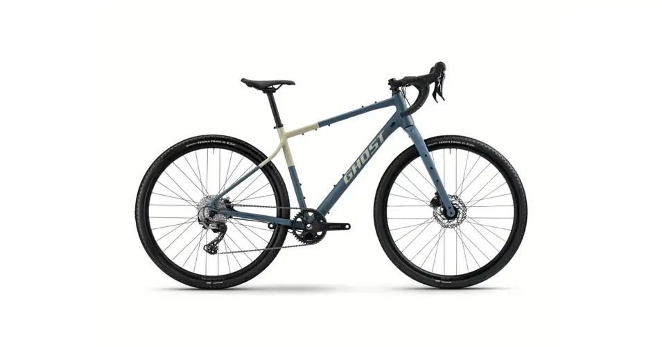 Ghost Asket Slate gravel kerékpár, alu, 11s, XL-es vázméret, matt kék - homok - bézs Bestseller